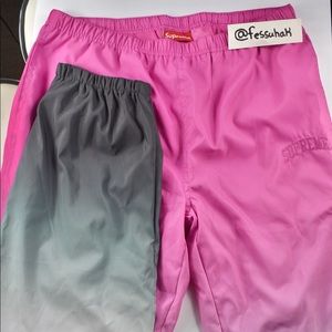 Supreme Pink Gradient track pants